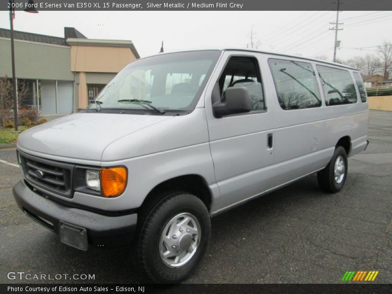 Silver Metallic / Medium Flint Grey 2006 Ford E Series Van E350 XL 15 Passenger