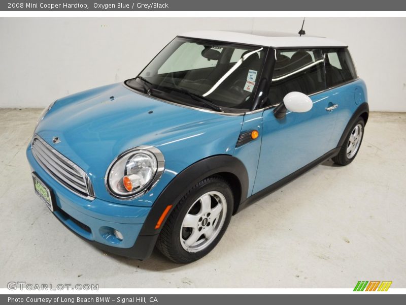 Oxygen Blue / Grey/Black 2008 Mini Cooper Hardtop