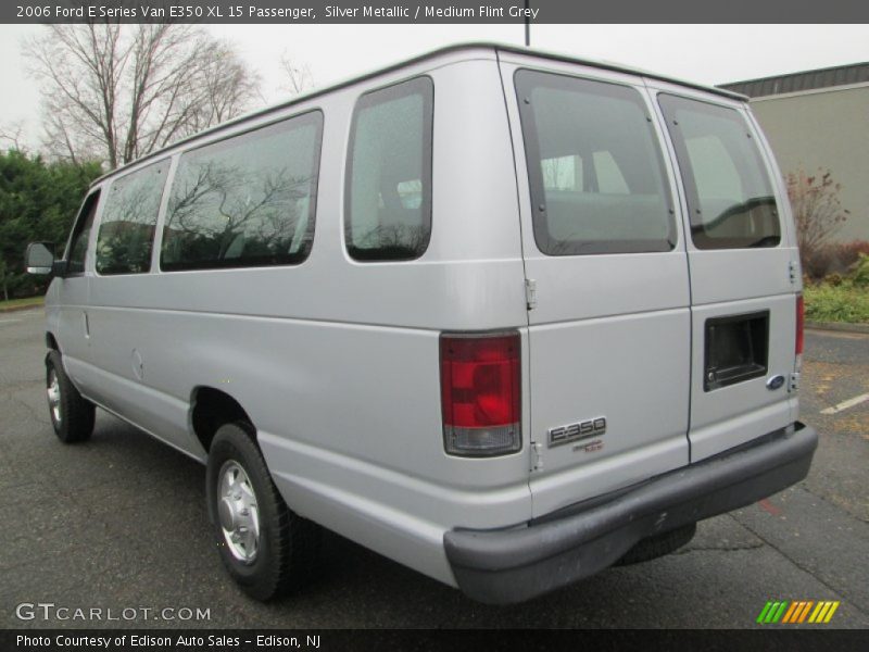 Silver Metallic / Medium Flint Grey 2006 Ford E Series Van E350 XL 15 Passenger