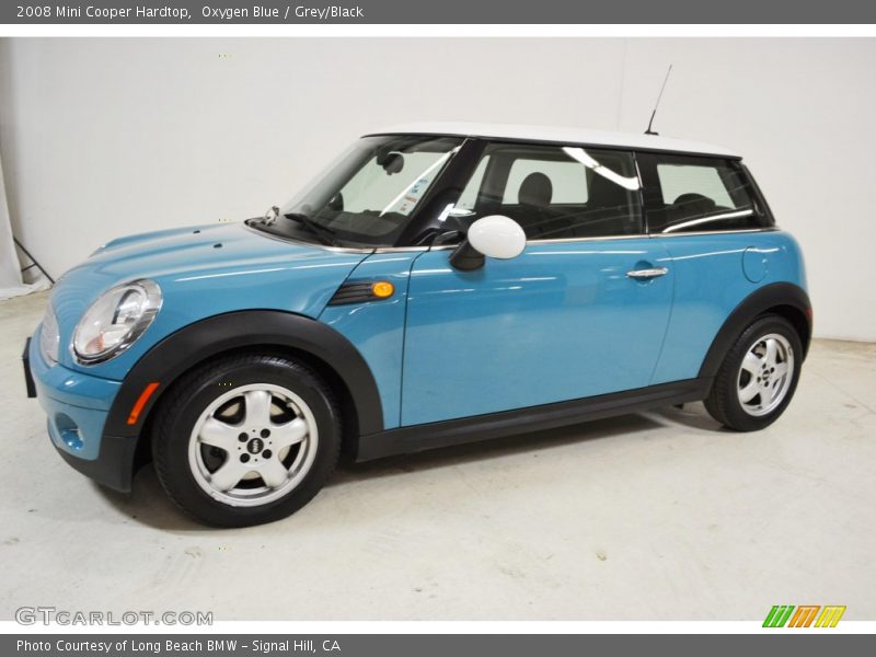 Oxygen Blue / Grey/Black 2008 Mini Cooper Hardtop