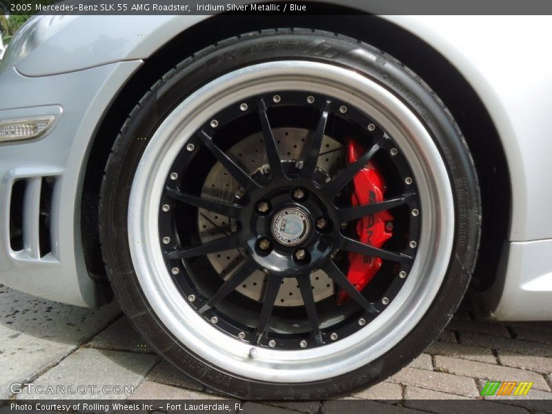 Custom Wheels of 2005 SLK 55 AMG Roadster