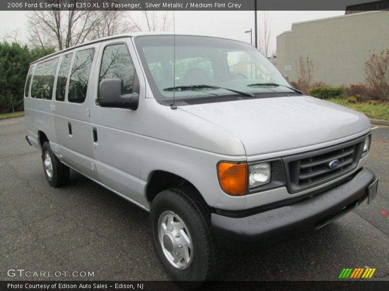 Silver Metallic / Medium Flint Grey 2006 Ford E Series Van E350 XL 15 Passenger