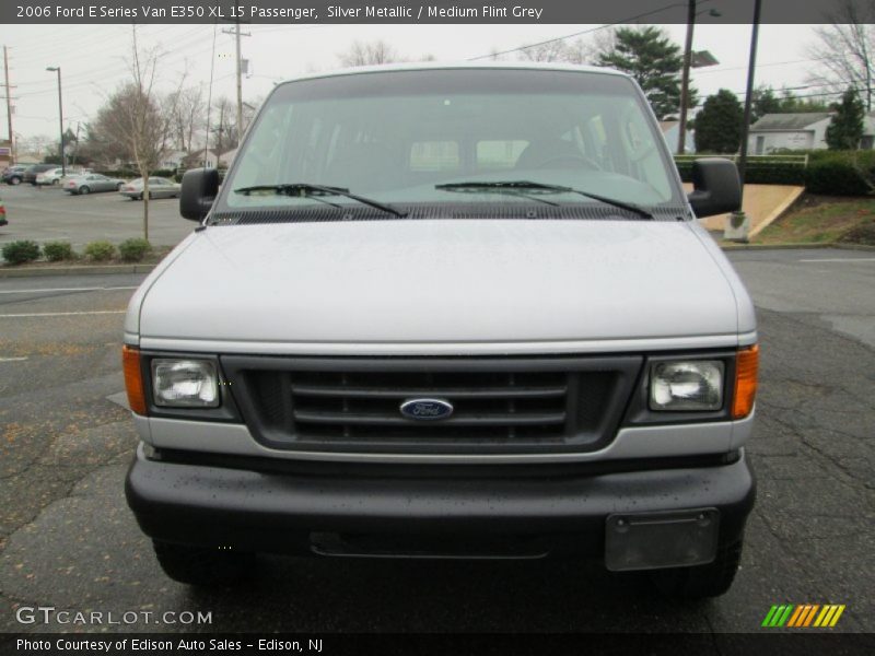 Silver Metallic / Medium Flint Grey 2006 Ford E Series Van E350 XL 15 Passenger