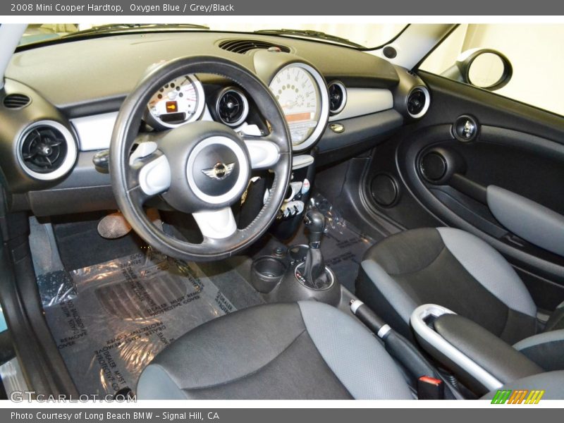 Oxygen Blue / Grey/Black 2008 Mini Cooper Hardtop