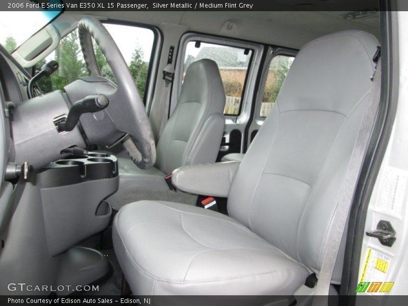 Silver Metallic / Medium Flint Grey 2006 Ford E Series Van E350 XL 15 Passenger