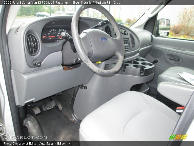 Silver Metallic / Medium Flint Grey 2006 Ford E Series Van E350 XL 15 Passenger