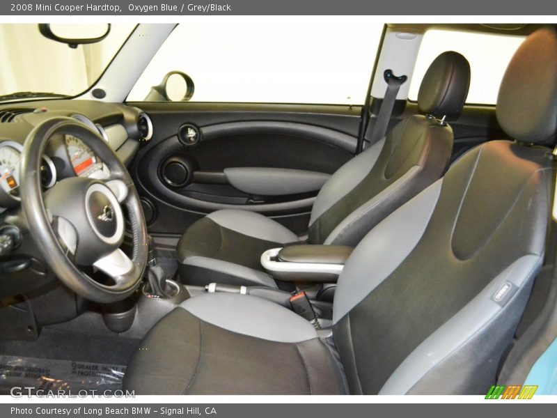 Oxygen Blue / Grey/Black 2008 Mini Cooper Hardtop