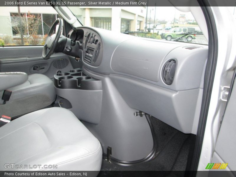 Silver Metallic / Medium Flint Grey 2006 Ford E Series Van E350 XL 15 Passenger