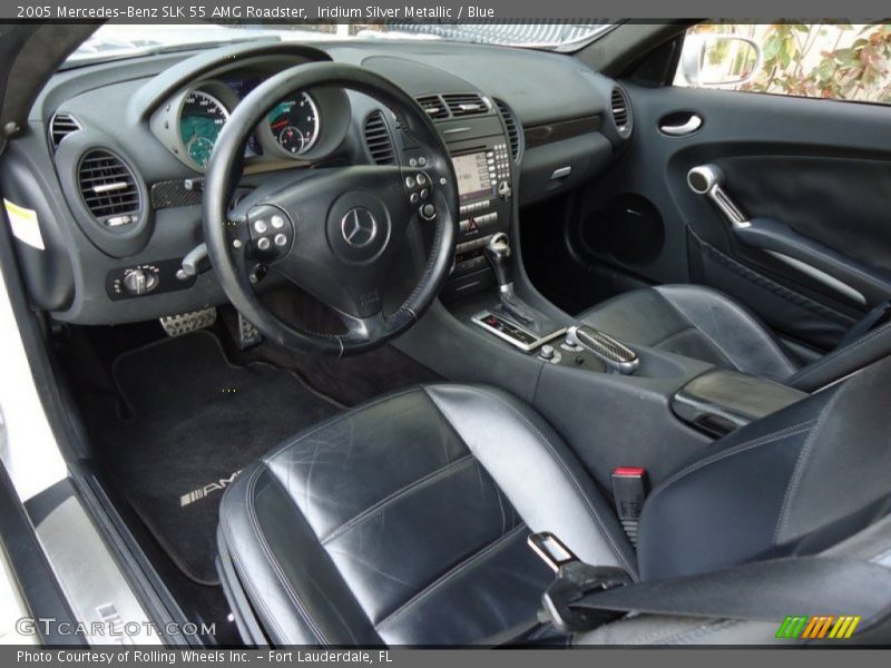 Blue Interior - 2005 SLK 55 AMG Roadster 