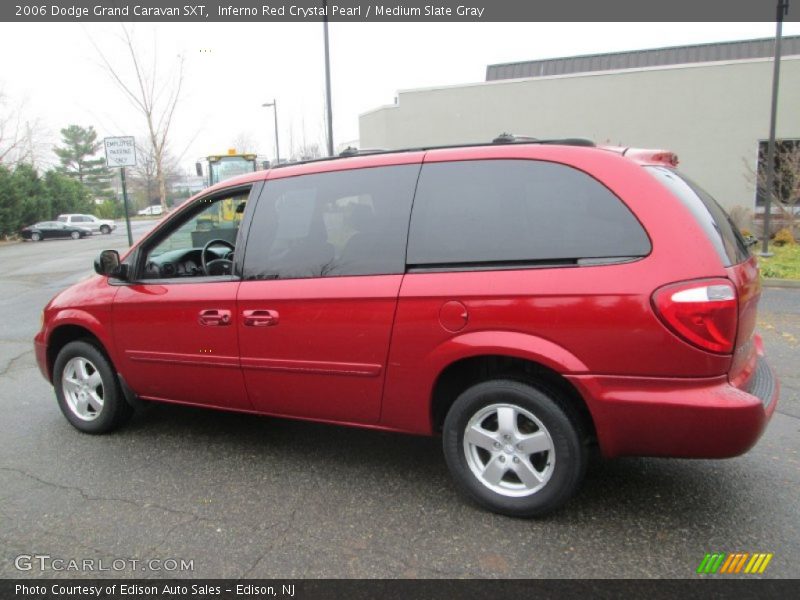 Inferno Red Crystal Pearl / Medium Slate Gray 2006 Dodge Grand Caravan SXT