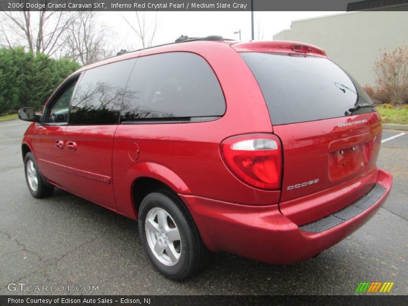 Inferno Red Crystal Pearl / Medium Slate Gray 2006 Dodge Grand Caravan SXT