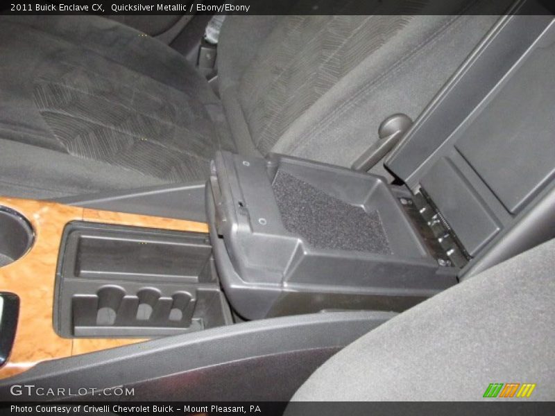 Quicksilver Metallic / Ebony/Ebony 2011 Buick Enclave CX