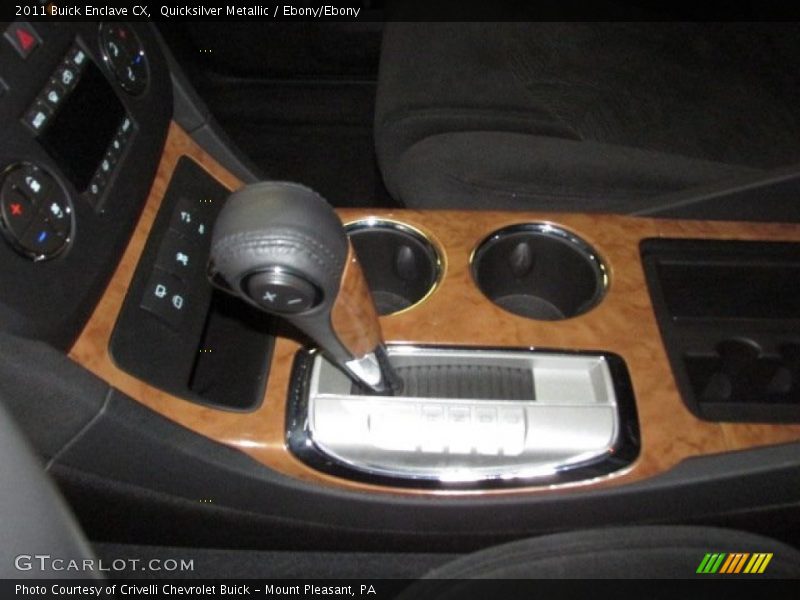 Quicksilver Metallic / Ebony/Ebony 2011 Buick Enclave CX