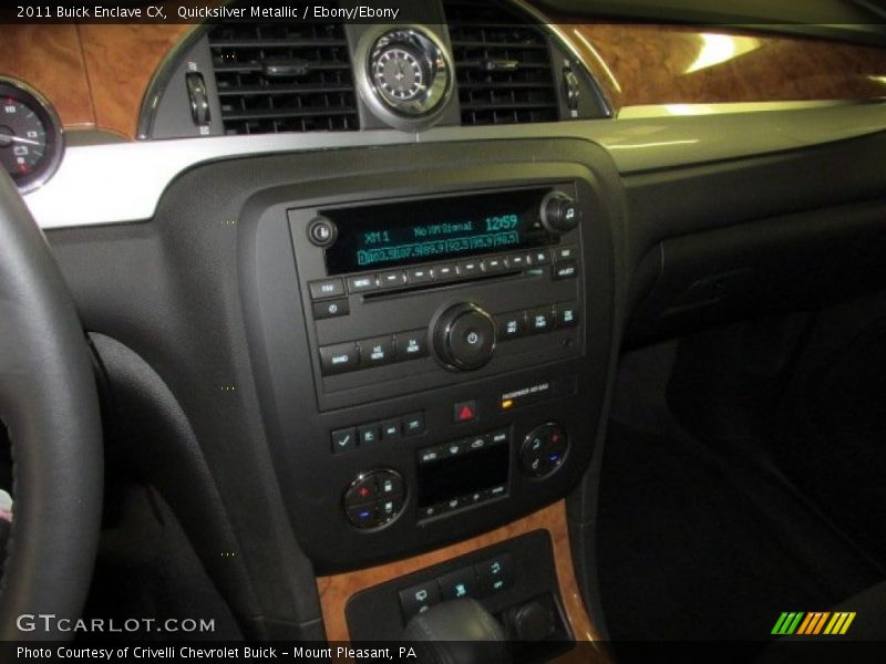 Quicksilver Metallic / Ebony/Ebony 2011 Buick Enclave CX
