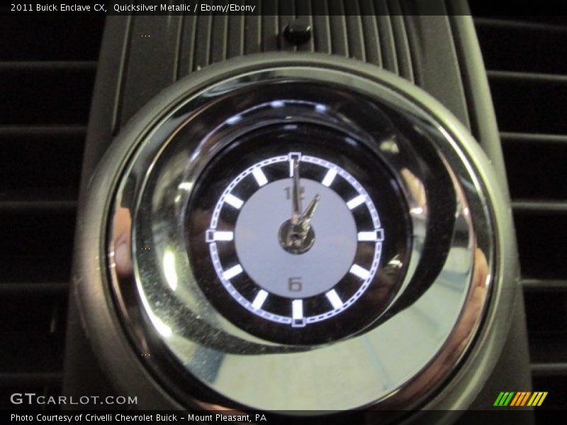 Quicksilver Metallic / Ebony/Ebony 2011 Buick Enclave CX