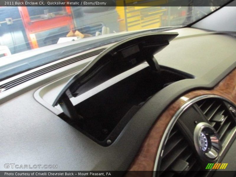 Quicksilver Metallic / Ebony/Ebony 2011 Buick Enclave CX