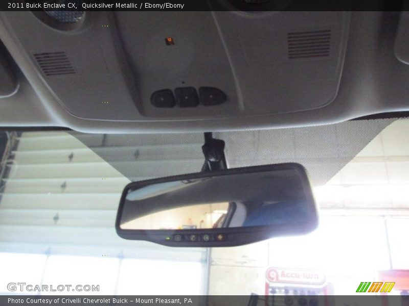 Quicksilver Metallic / Ebony/Ebony 2011 Buick Enclave CX