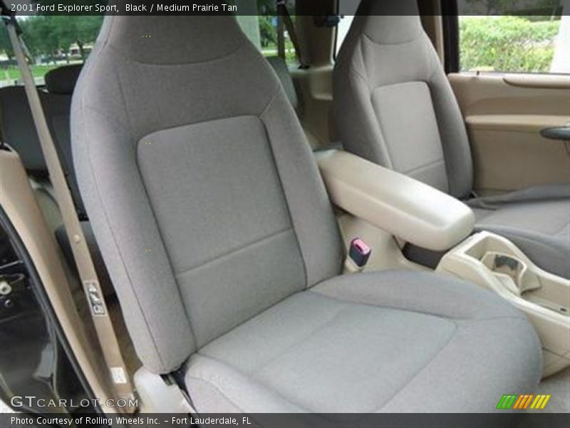 Black / Medium Prairie Tan 2001 Ford Explorer Sport