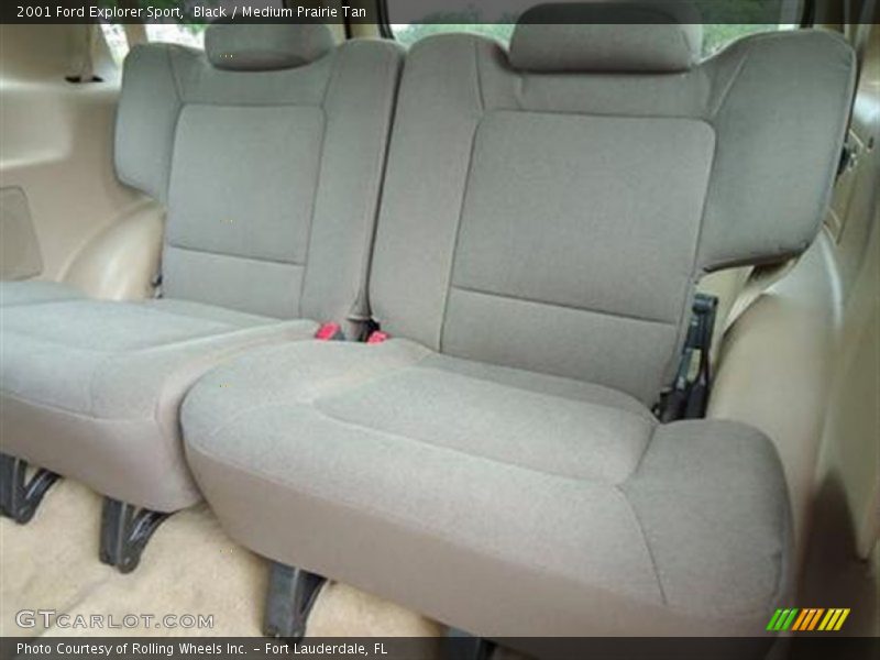 Black / Medium Prairie Tan 2001 Ford Explorer Sport
