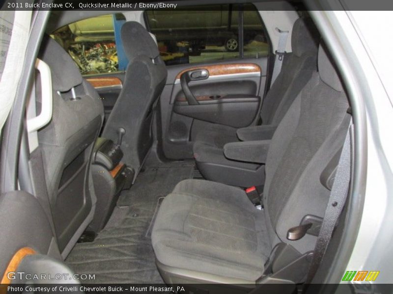 Quicksilver Metallic / Ebony/Ebony 2011 Buick Enclave CX
