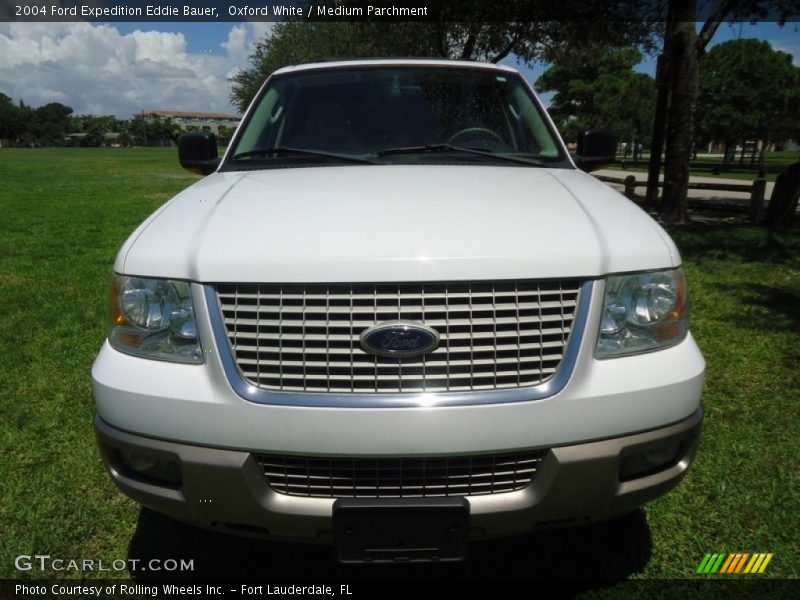 Oxford White / Medium Parchment 2004 Ford Expedition Eddie Bauer