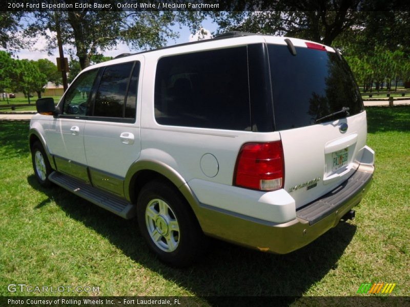 Oxford White / Medium Parchment 2004 Ford Expedition Eddie Bauer
