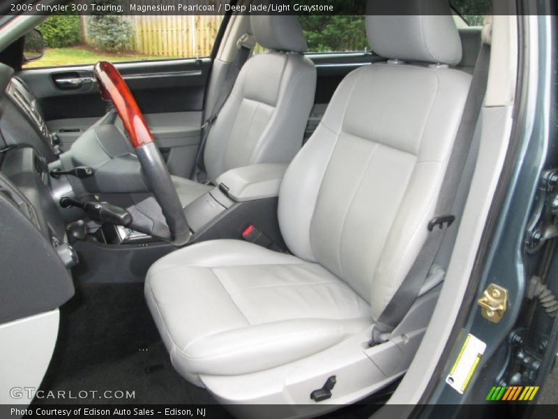 Magnesium Pearlcoat / Deep Jade/Light Graystone 2006 Chrysler 300 Touring