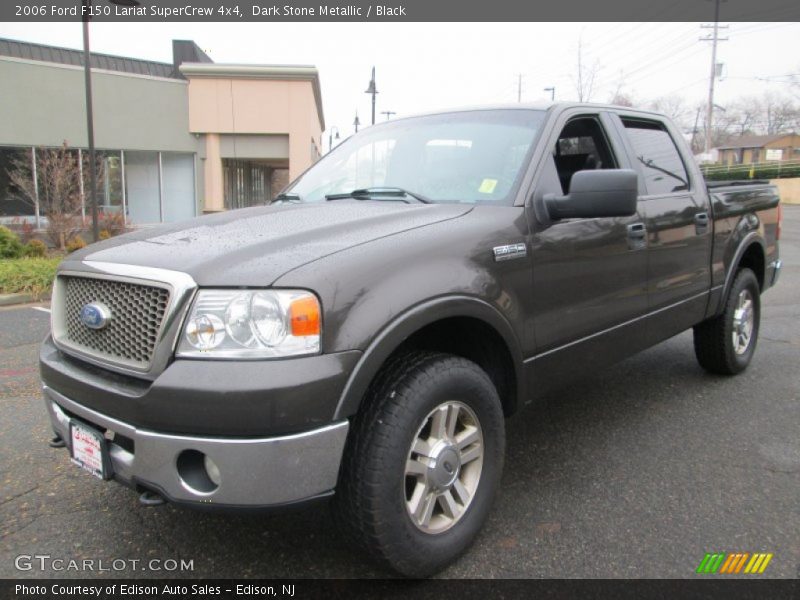 Dark Stone Metallic / Black 2006 Ford F150 Lariat SuperCrew 4x4