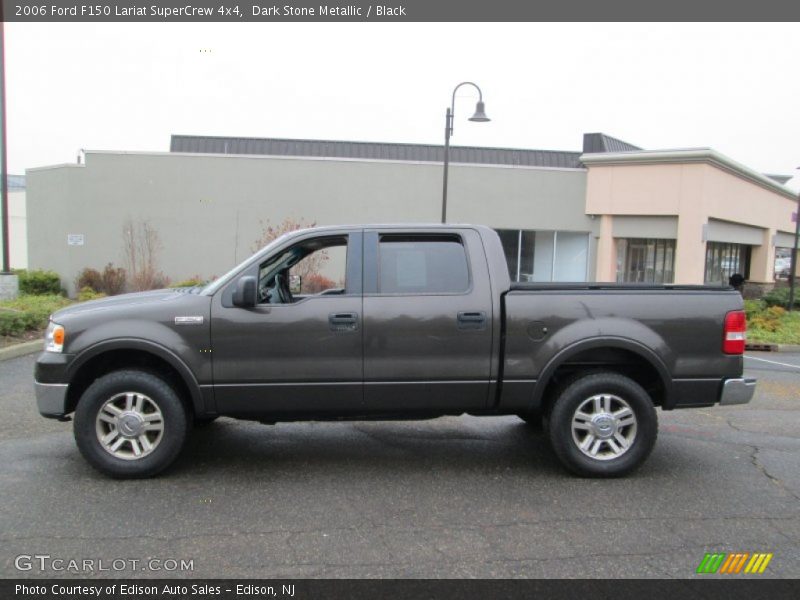 Dark Stone Metallic / Black 2006 Ford F150 Lariat SuperCrew 4x4