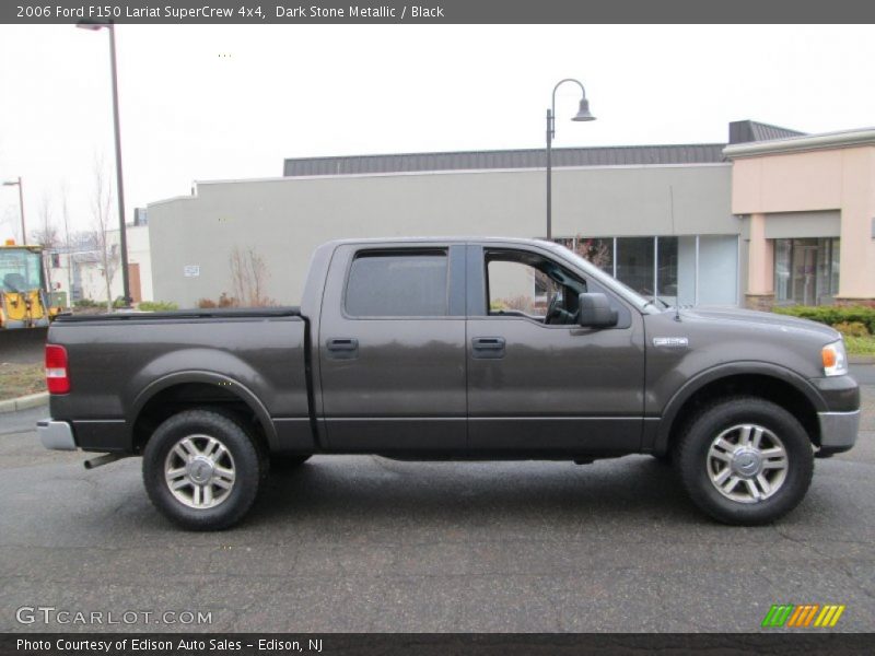 Dark Stone Metallic / Black 2006 Ford F150 Lariat SuperCrew 4x4