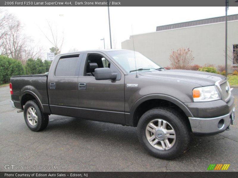 Dark Stone Metallic / Black 2006 Ford F150 Lariat SuperCrew 4x4