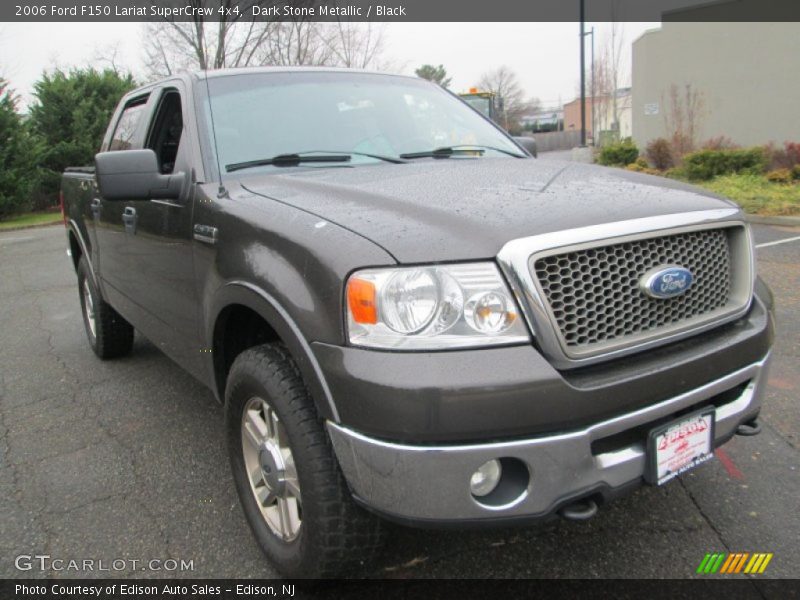 Dark Stone Metallic / Black 2006 Ford F150 Lariat SuperCrew 4x4