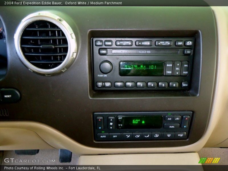 Oxford White / Medium Parchment 2004 Ford Expedition Eddie Bauer