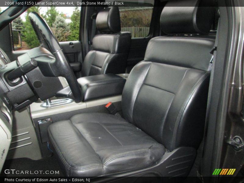 Dark Stone Metallic / Black 2006 Ford F150 Lariat SuperCrew 4x4