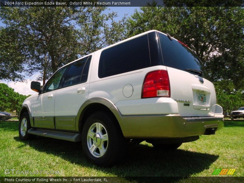 Oxford White / Medium Parchment 2004 Ford Expedition Eddie Bauer