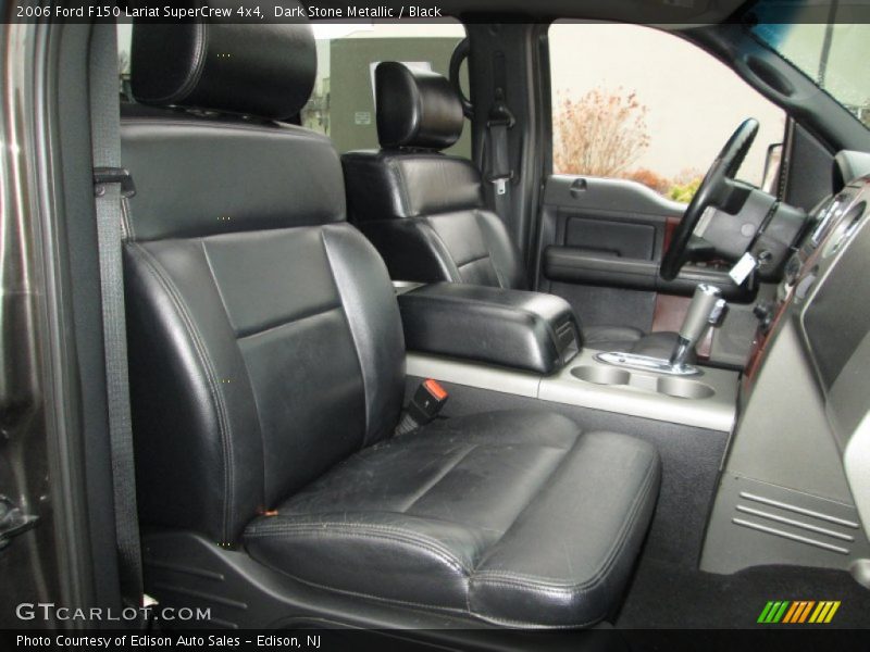 Dark Stone Metallic / Black 2006 Ford F150 Lariat SuperCrew 4x4