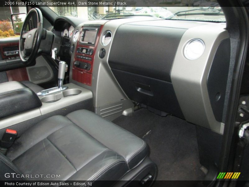 Dark Stone Metallic / Black 2006 Ford F150 Lariat SuperCrew 4x4