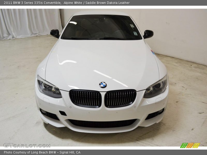 Alpine White / Saddle Brown Dakota Leather 2011 BMW 3 Series 335is Convertible