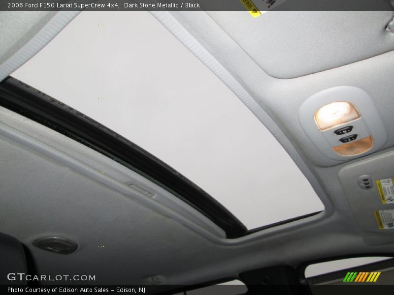 Dark Stone Metallic / Black 2006 Ford F150 Lariat SuperCrew 4x4