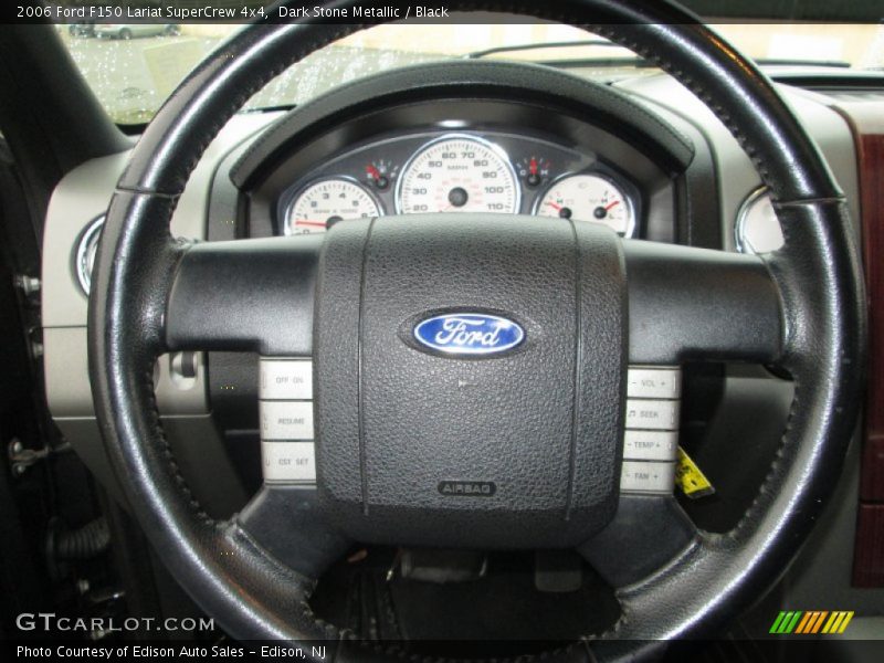 Dark Stone Metallic / Black 2006 Ford F150 Lariat SuperCrew 4x4