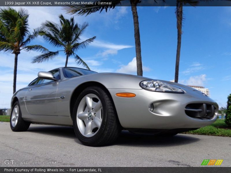 Meteorite SIlver Metallic / Oatmeal 1999 Jaguar XK XK8 Coupe