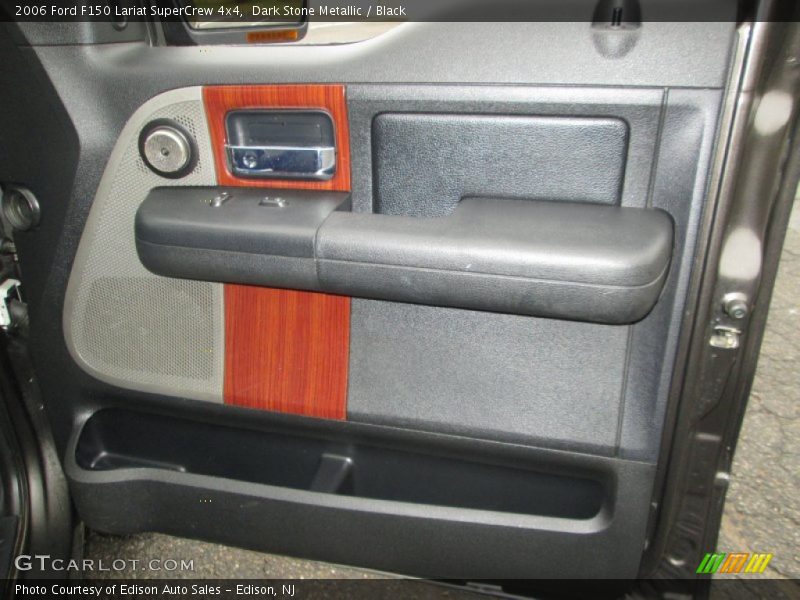 Dark Stone Metallic / Black 2006 Ford F150 Lariat SuperCrew 4x4