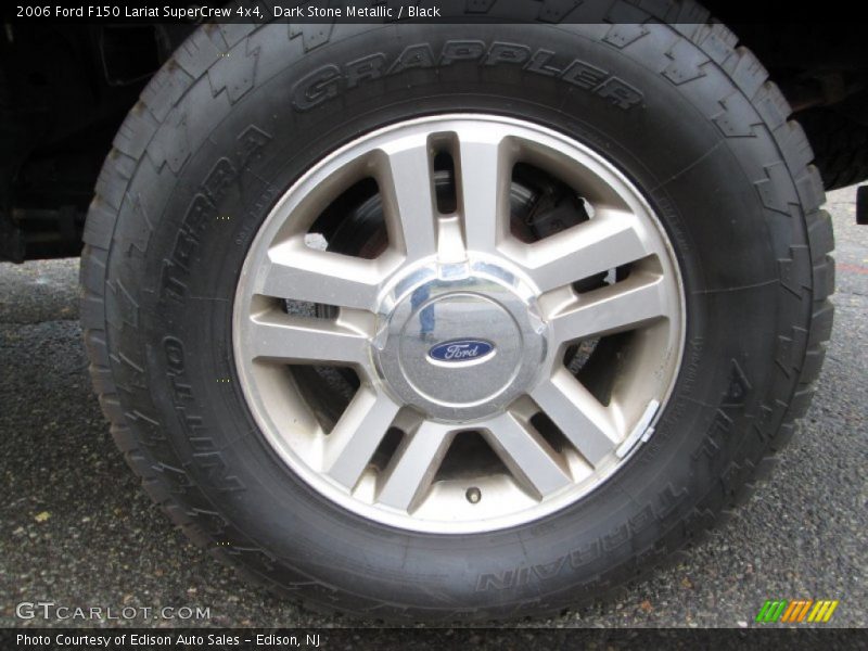 Dark Stone Metallic / Black 2006 Ford F150 Lariat SuperCrew 4x4
