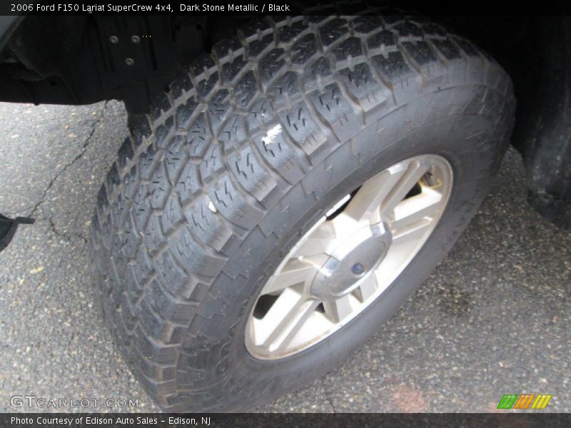 Dark Stone Metallic / Black 2006 Ford F150 Lariat SuperCrew 4x4