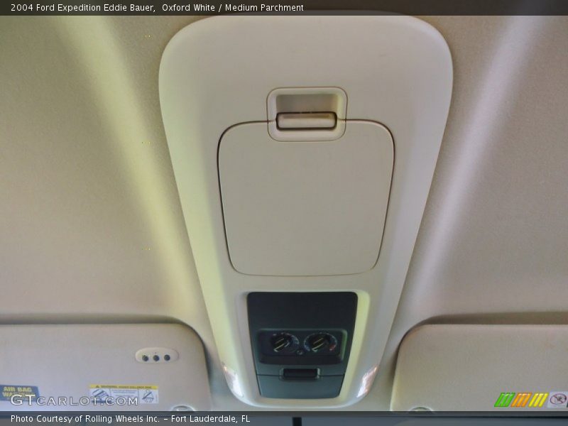 Oxford White / Medium Parchment 2004 Ford Expedition Eddie Bauer
