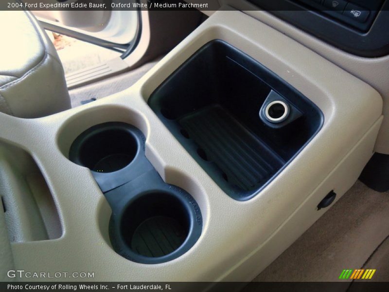 Oxford White / Medium Parchment 2004 Ford Expedition Eddie Bauer