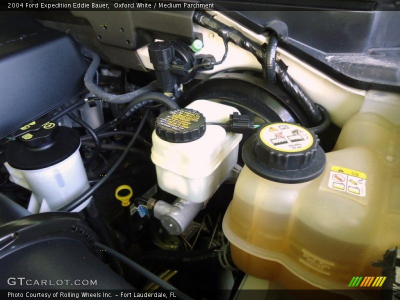 Oxford White / Medium Parchment 2004 Ford Expedition Eddie Bauer