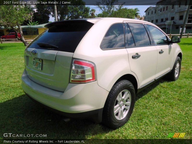 Light Sage Metallic / Camel 2007 Ford Edge SE