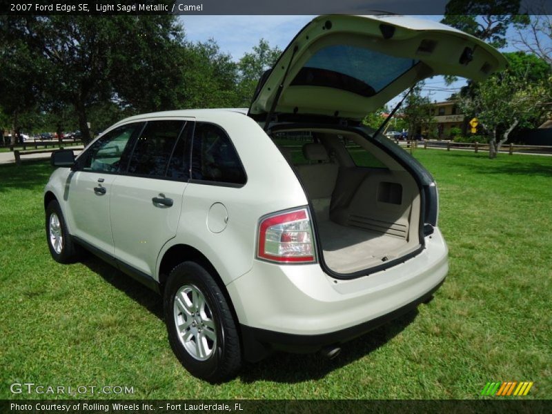 Light Sage Metallic / Camel 2007 Ford Edge SE