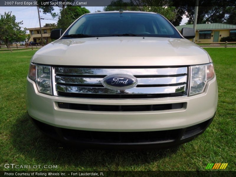 Light Sage Metallic / Camel 2007 Ford Edge SE